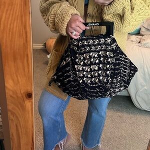 Chanel preowned pouch bag